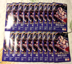 LOT OF 20 One Piece TCG The Azure Sea’s Seven OP-14 Sleeved Booster Pack Sealed - Image 1