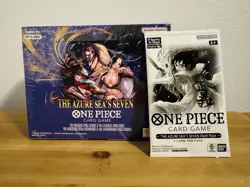 One Piece TCG THE AZURE SEA'S SEVEN Booster Box OP14 ENG With Dash Pack SEALED - Image 1