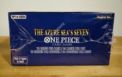 One Piece TCG THE AZURE SEA'S SEVEN Booster Box OP14 ENG With Dash Pack SEALED - Image 4