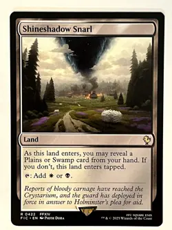 Shineshadow Snarl Commander: Final Fantasy Non-Foil Regular MTG - Image 1