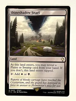 Shineshadow Snarl Commander: Final Fantasy Non-Foil Regular MTG - Image 1