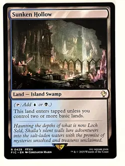 Sunken Hollow Commander:Final Fantasy Non-Foil Regular MTG - Image 1