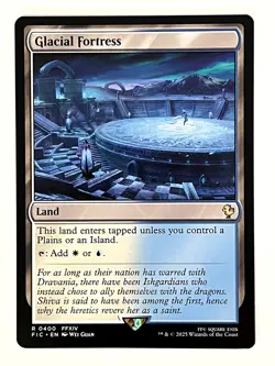 Glacial Fortress Commander: Final Fantasy Non-Foil Regular MTG - Image 1