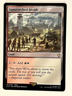 Sunscorched Divide Commander: Final Fantasy Non-Foil Regular MTG - Image 1