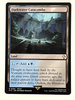 Darkwater Catacombs Commander: Final Fantasy Non-Foil Regular MTG - Image 1