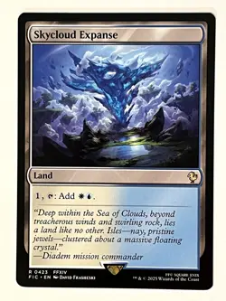 Skycloud Expanse Commander: Final Fantasy Non-Foil Regular MTG - Image 1