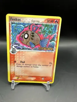 2006 Pokemon EX - Dragon Frontiers Reverse Foil Feebas (EX Stamp) #49 - Image 1