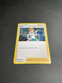Pokemon TCG Sword & Shield Professors Research 060/072 Cosmos Holo Exclusive - Image 3