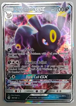 Umbreon GX 80/149 Sun & Moon Base Set Holo Rare Pokemon TCG - NM - Image 1