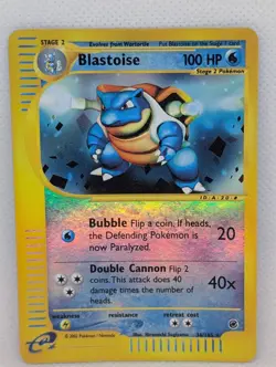 Blastoise 036/165 Expedition Base Set Reverse Holo Rare Pokemon TCG Nintendo LP - Image 1