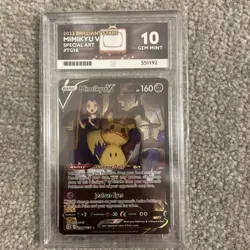 Pokemon TCG Mimikyu V TG16/TG30 Brilliant Stars Ace 10 - Image 1