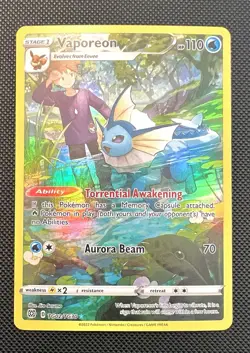 Vaporeon TG02/TG30 Brilliant Stars Trainer Gallery NM Pokemon TCG - Image 1