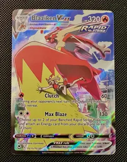 Blaziken VMAX TG15/TG30 Silver Tempest Trainer Gallery NM Pokemon - Image 1