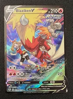 Blaziken v TG14/TG30 Silver Tempest Trainer Gallery NM Pokemon - Image 1