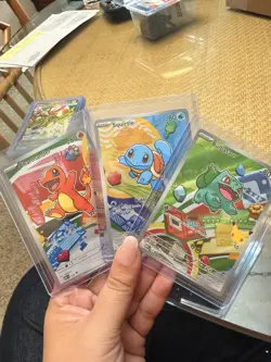 Pokemon First Partner Illustration Collection Series 1 Kanto Gen 1 Starters Set - Image 1