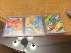 Pokemon First Partner Illustration Collection Series 1 Kanto Gen 1 Starters Set - Image 2