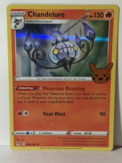 Chandelure Holo 026/196 Trick or Trade 2023 NM Pokemon Fast Ship - Image 1