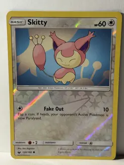 Skitty Reverse Holo 120/168 SM - Celestial Storm LP Pokemon Fast Ship - Image 1