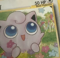 Cute Jigglypuff 8/18 Southern Islands Promo English Pokemon Vintage 2001 HP-DMG - Image 3
