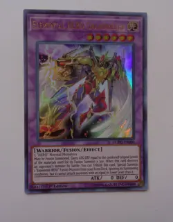 Elemental HERO Grandmerge DUPO-EN004 (Ultra Rare, 1st Ed, Excellent / VLP) - Image 2