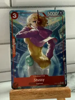 One Piece English Stussy Alt ART Parallel ST21-006 Starter Deck EX GEAR 5 NM - Image 1