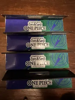 One Piece Starter Deck 12:Zoro and Sanji ST-12-007, English Edition 4 Box Lot 🔥 - Image 2