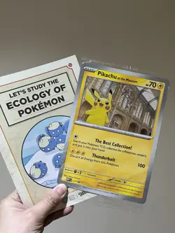 Pokemon x Natural history museum card pop up limited giant booklet set - Image 1