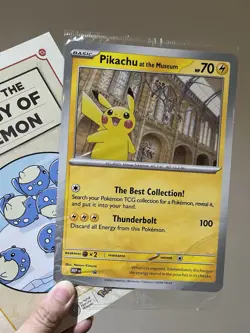Pokemon x Natural history museum card pop up limited giant booklet set - Image 2