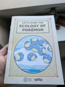 Pokemon Pikachu At The Museum Jumbo Card + Ecology Booklet - Natural History - Image 2