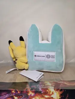 Pokemon Natural History Museum Pikachu Jumbo Card, plush And Ecology Booklet - Image 2