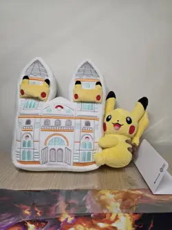 Pokemon Natural History Museum Pikachu Jumbo Card, plush And Ecology Booklet - Image 3