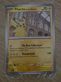 Pokemon Natural History Museum Pikachu Jumbo Card, plush And Ecology Booklet - Image 4
