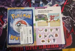 Pikachu At The Museum Pokemon TCG JUMBO Card Promo Sealed And Booklet - Image 2