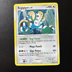 Pokemon Card - Regigigas Stormfront 9/100 Holo Rare - Image 1