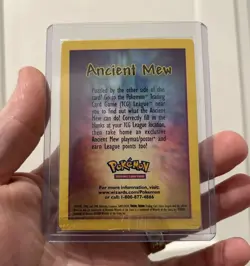 Pokemon TCG Ancient Mew Holo Card 2000 Movie Promo, Original SEALED - Image 1