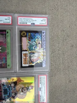 Dragon Ball Z Vintage Card Lot PSA graded LOW POPULATION !! Goku Carddass - Image 4