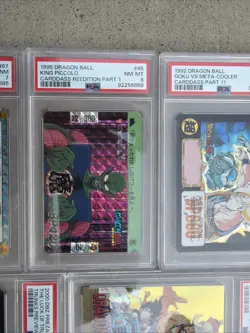 Dragon Ball Z Vintage Card Lot PSA graded LOW POPULATION !! Goku Carddass - Image 5