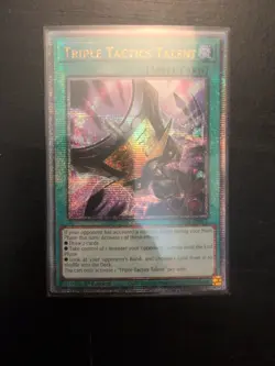Triple Tactics Talent Quarter Century Secret Rare Card RA01-EN063 - Image 1
