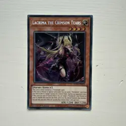 Yu-Gi-Oh Lacrima the Crimson Tears Secret Rare Card ROTA-EN014 1st Edition - Image 1