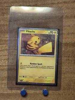 Pikachu - (Cosmo Holo) 051/162 Miscellaneous Cards & Products Holo Shiny - Image 1