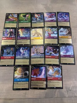 Lorcana Winterspell - Foils - Lot Of 18 Cards - NM - Image 1