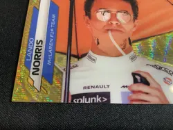 Lando Norris 2020 Topps Chrome F1 Gold Wave Refractor /50 #180 Rookie - Image 5