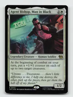 Agent Bishop, Man in Black R Teenage Mutant Ninja Turtles 2 NMFoil - Image 1