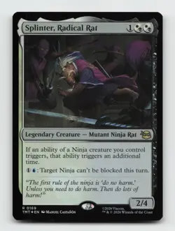 Splinter, Radical Rat R Teenage Mutant Ninja Turtles 169 NMFoil - Image 1