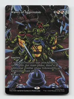 Waves of Aggression (Borderless) M Teenage Mutant Ninja Turtles Source Material - Image 1