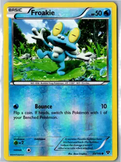 Froakie 39/146 Reverse Holo XY Base Set 2014 Pokemon Card MP - Image 1