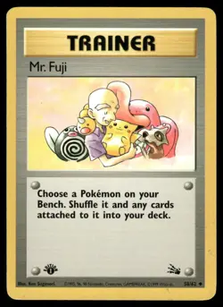 Mr. Fuji 58/62 1st Edition Fossil Uncommon NM EBAY LIVE MONDAY - Image 1