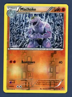 Machoke 45/111 Uncommon Furious Fists Reverse Holo Lightly Played - Image 1