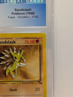 Pokemon TCG - Sandslash Fossil 41/62 1st Edition CGC 7.5 - Image 2