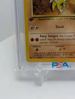 Pokemon TCG - Sandslash Fossil 41/62 1st Edition CGC 7.5 - Image 4